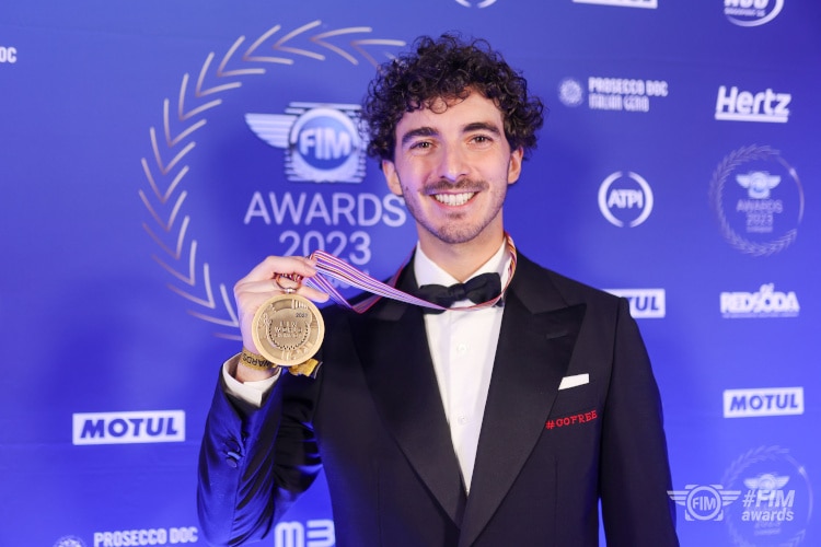 Pecco Bagnaia, champion du monde de MotoGP