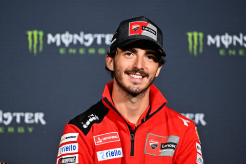 MotoGP Silverstone J0 Débriefing Francesco Bagnaia : "Je ne sais pas si je peux parler de la raison pour laquelle ils ont décidé d'imposer cette règle"