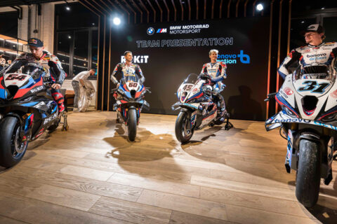 WSBK Superbike : Le coup d'envoi du WorldSBK 2024 est donné au BMW Motorrad Welt à Berlin.