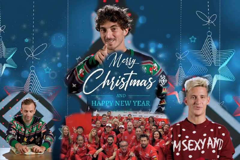 Les voeux de Noël des teams MotoGP !