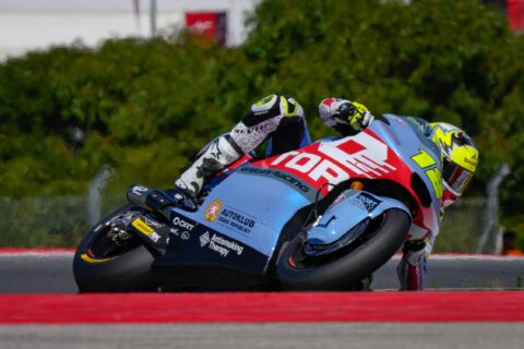 Moto2 Austin P3 : Filip Salac le plus rapide, pléthore de chutes