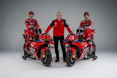 MotoGP, Campioni in Pista : l'équipe Ducati Lenovo dévoile la livrée 2024 à Madonna di Campiglio [CP]