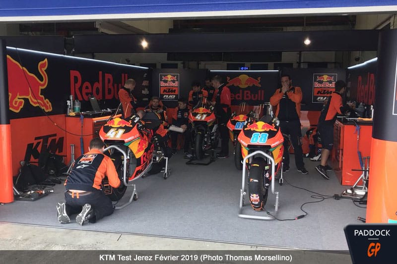 Moto2 Test Privé KTM à Jerez J1 : On travaille en silence... malgré le vent !